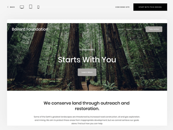 Squarespace preview