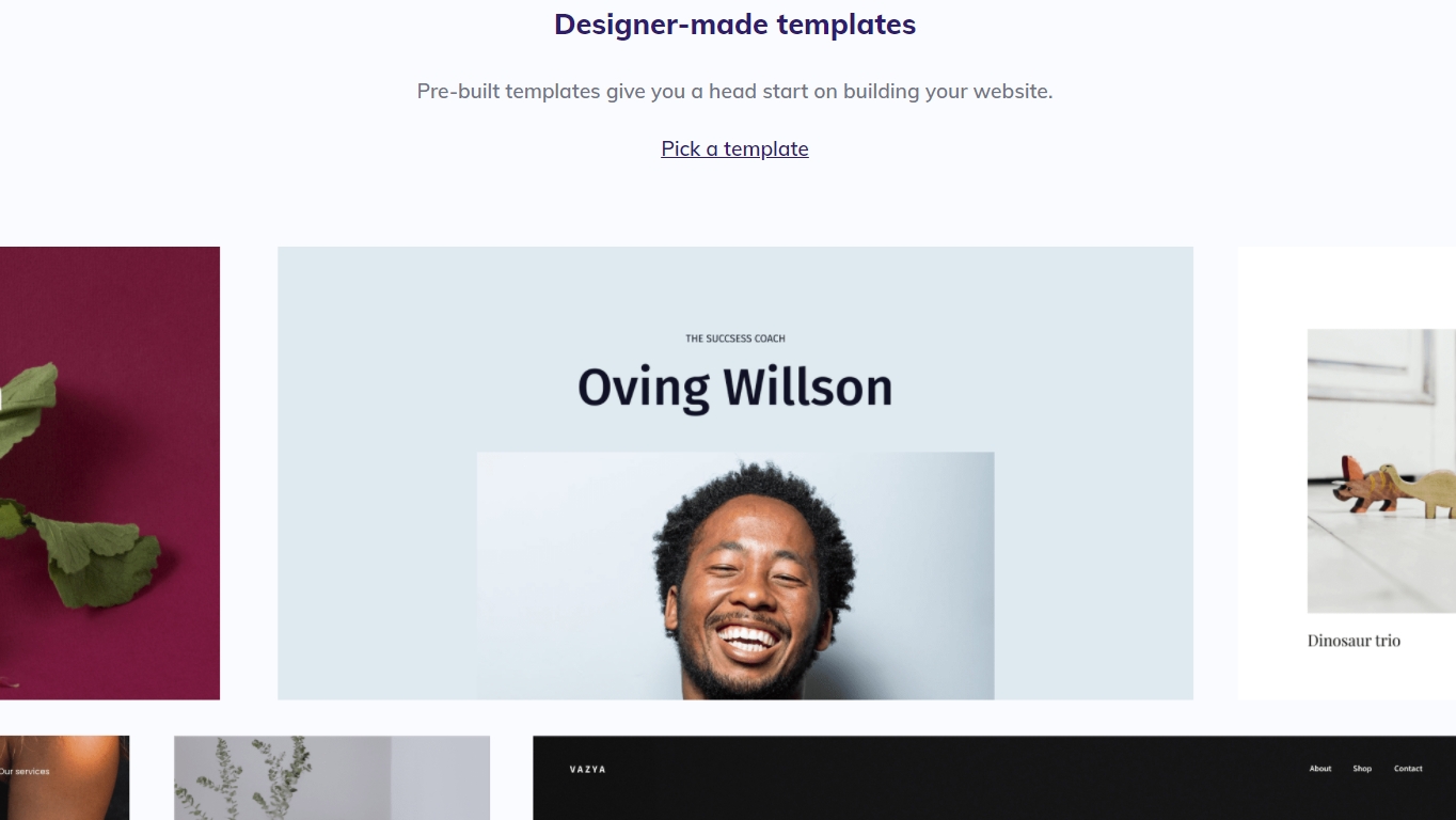 Hostinger website templates