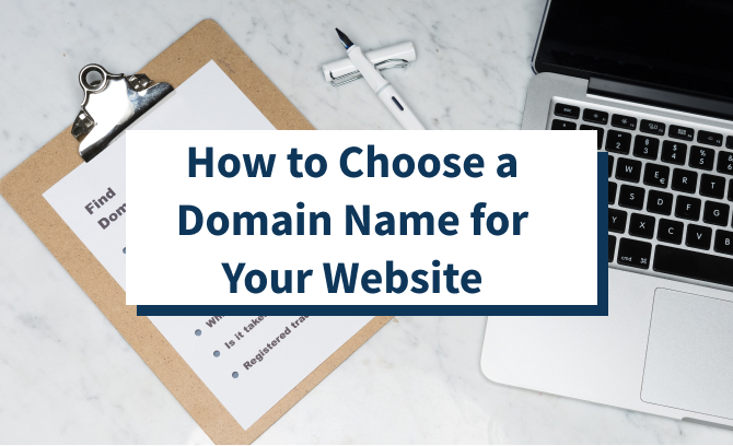 How to Choose a Domain Name for Your Website featured image