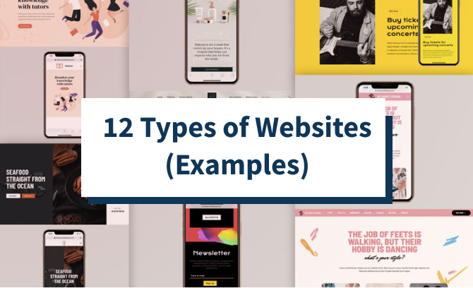 12 Types of Websites (Examples)