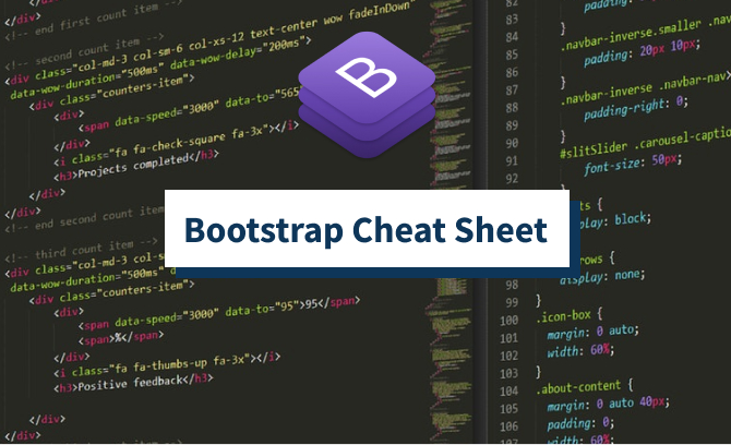 Bootstrap Cheat Sheet