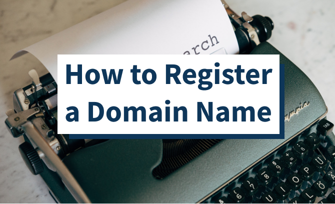 How to register a domain name