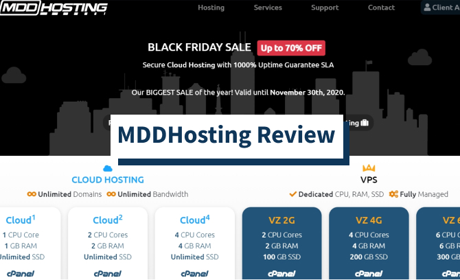 MDDHosting Review