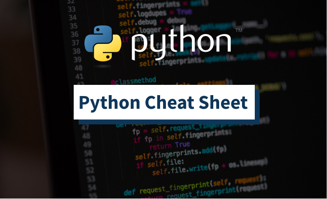 Python Cheat Sheet