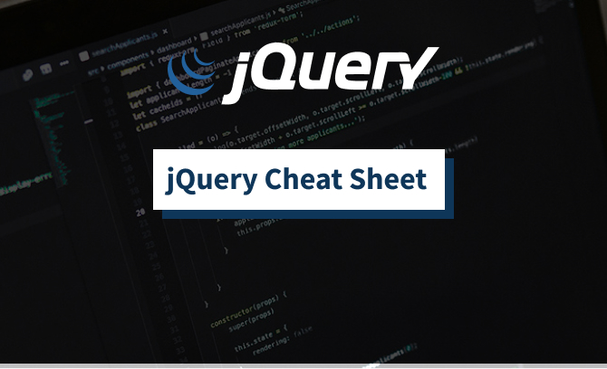 jQuery Cheat Sheet for Beginners