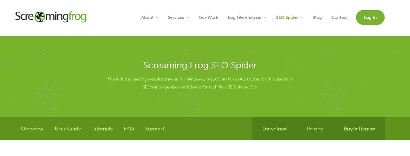 Screaming Frog SEO 