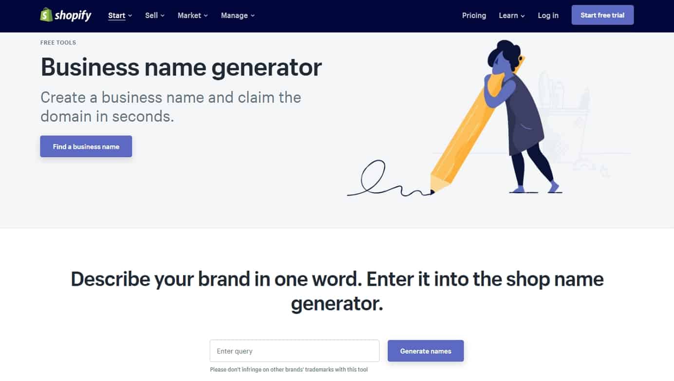 Shopify Domain Name Generator