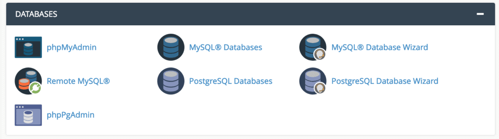 databases