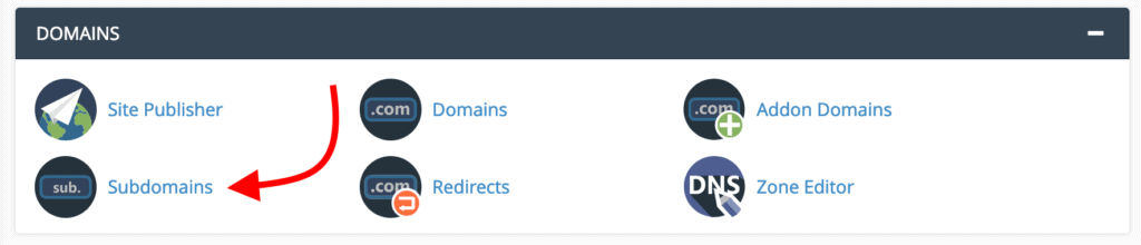 subdomains