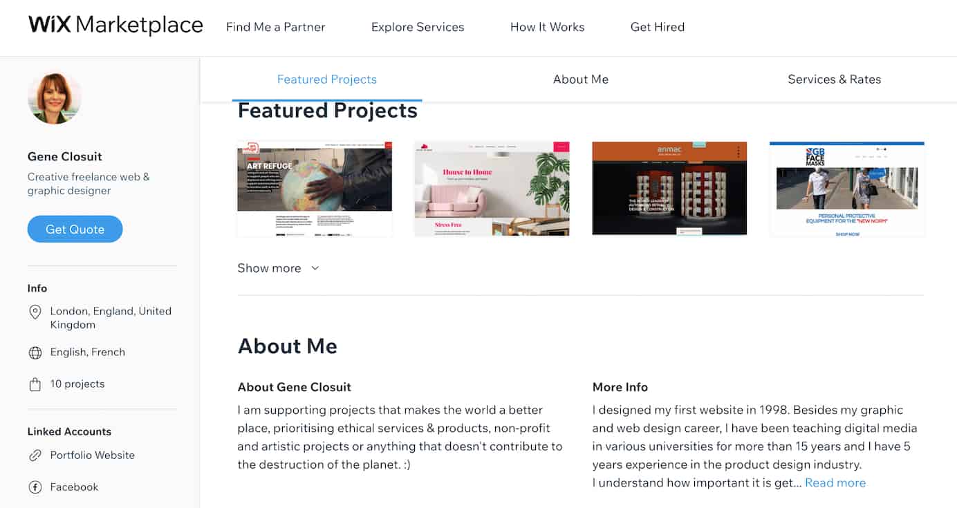 Wix Marketplace