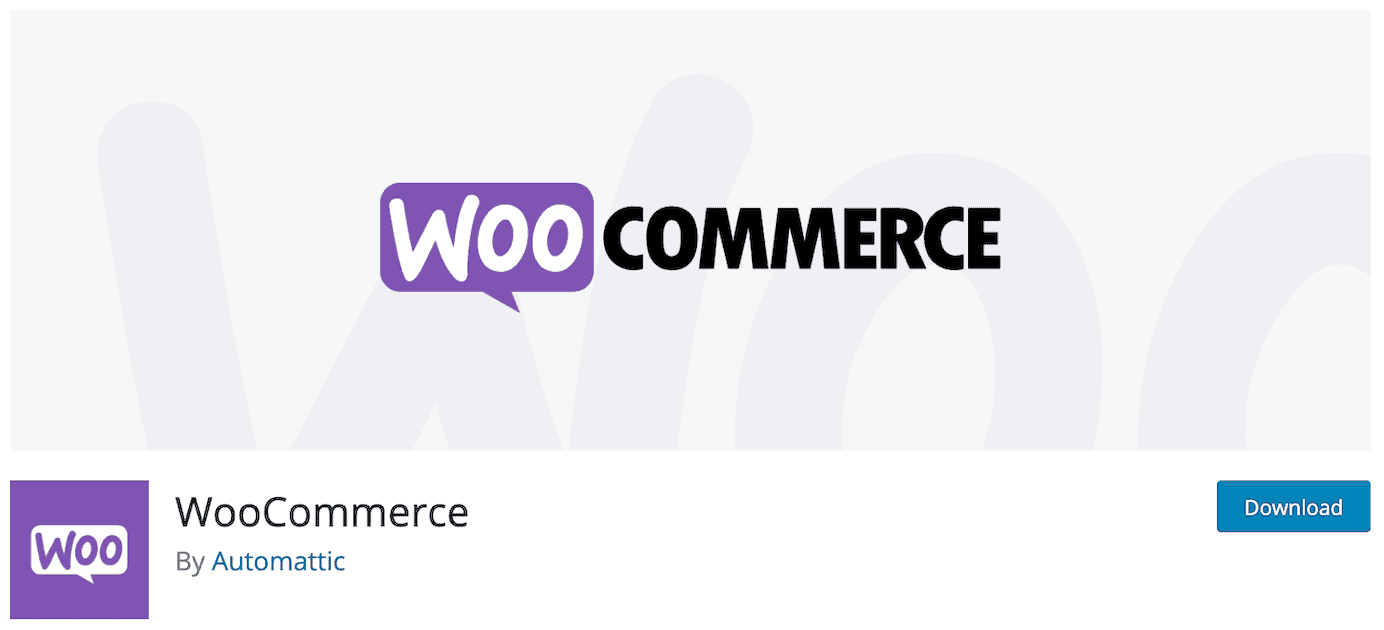 WordPress plugin for online store: WooCommerce