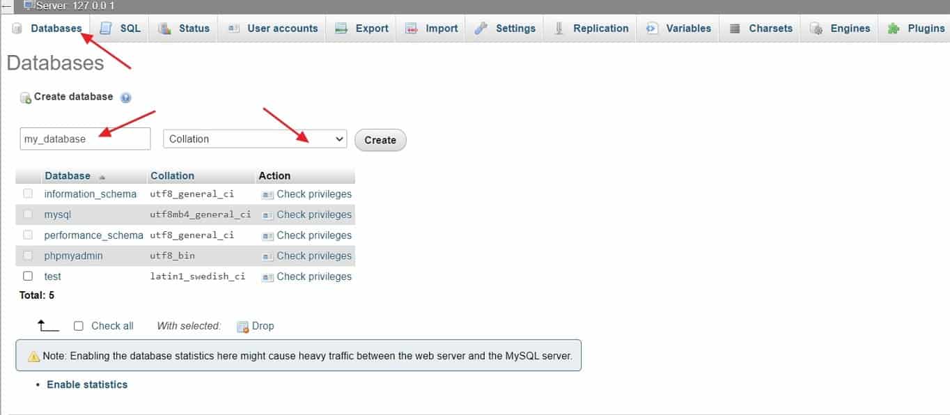 Create Database