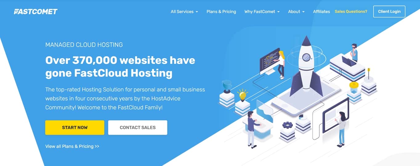 FastComet hosting review