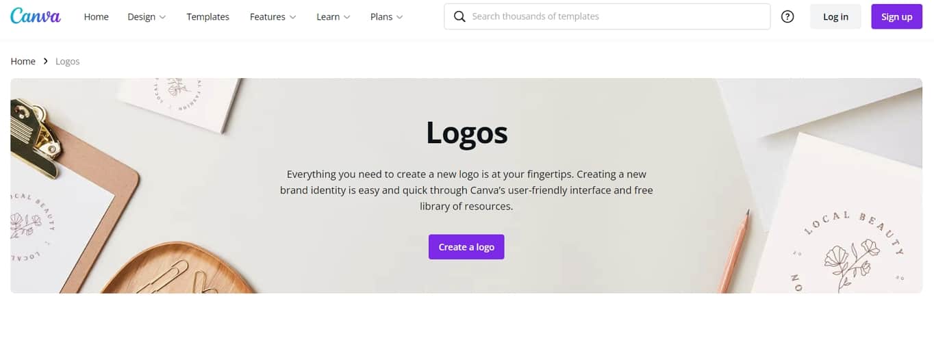 Canva logo maker