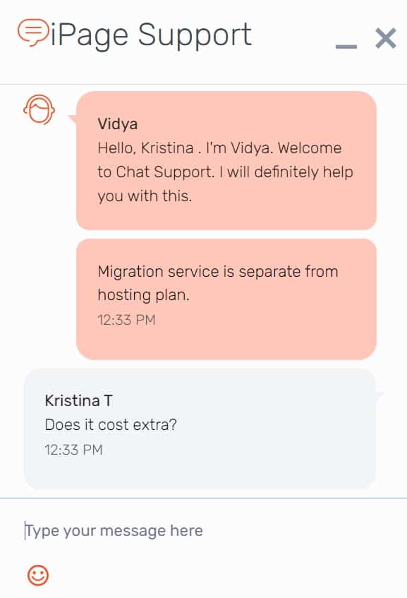 iPage Customer Support Live Chat