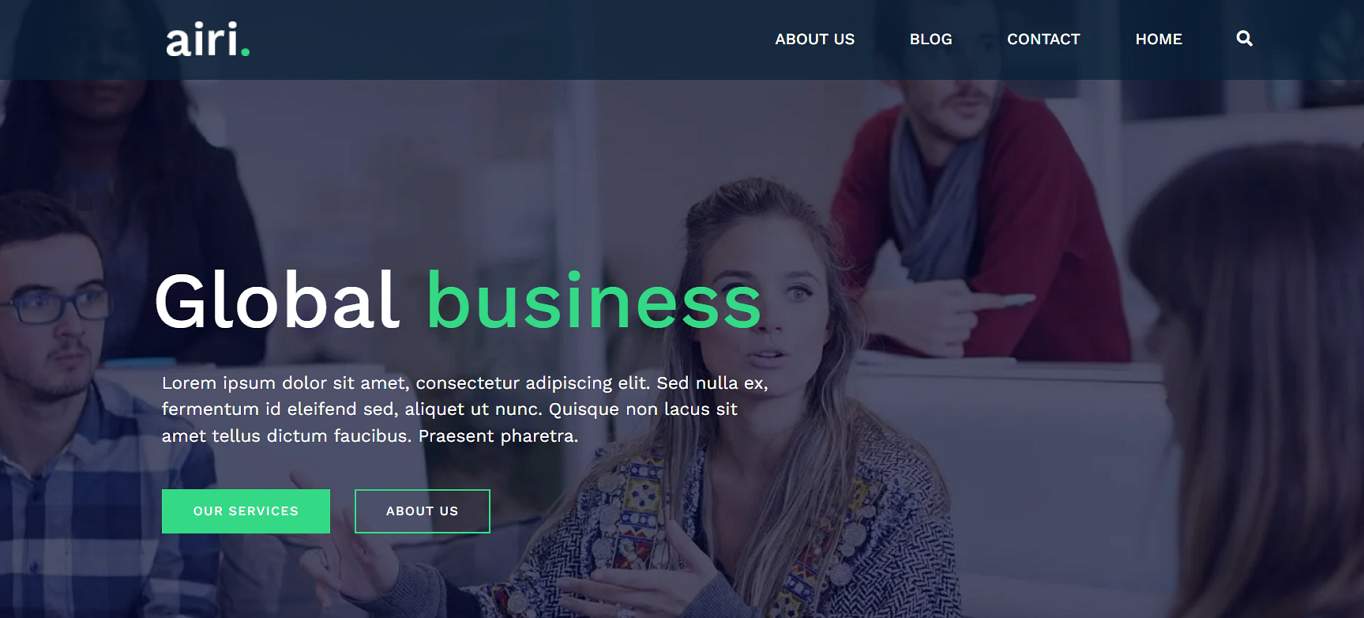 Airi Free WordPress Theme