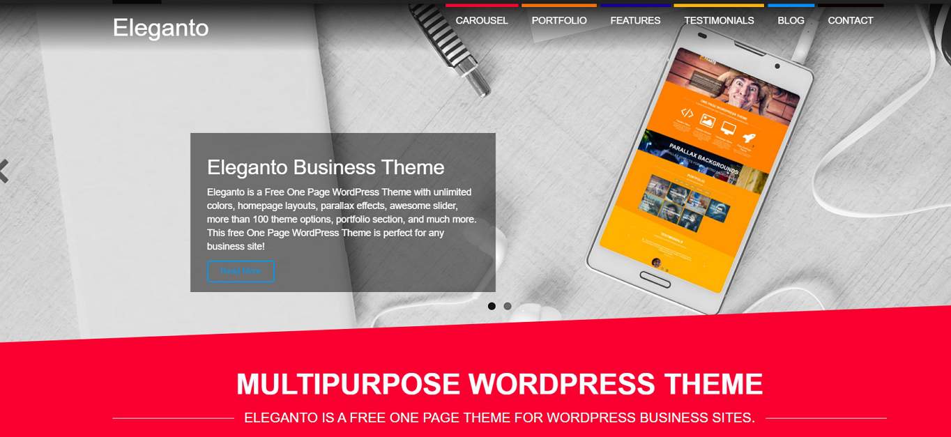 Eleganto Free WordPress Theme