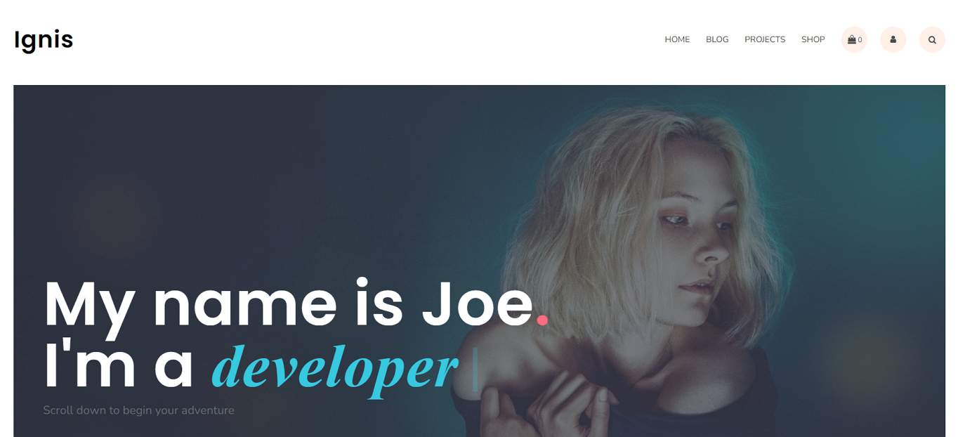 Ignis Free WordPress Theme