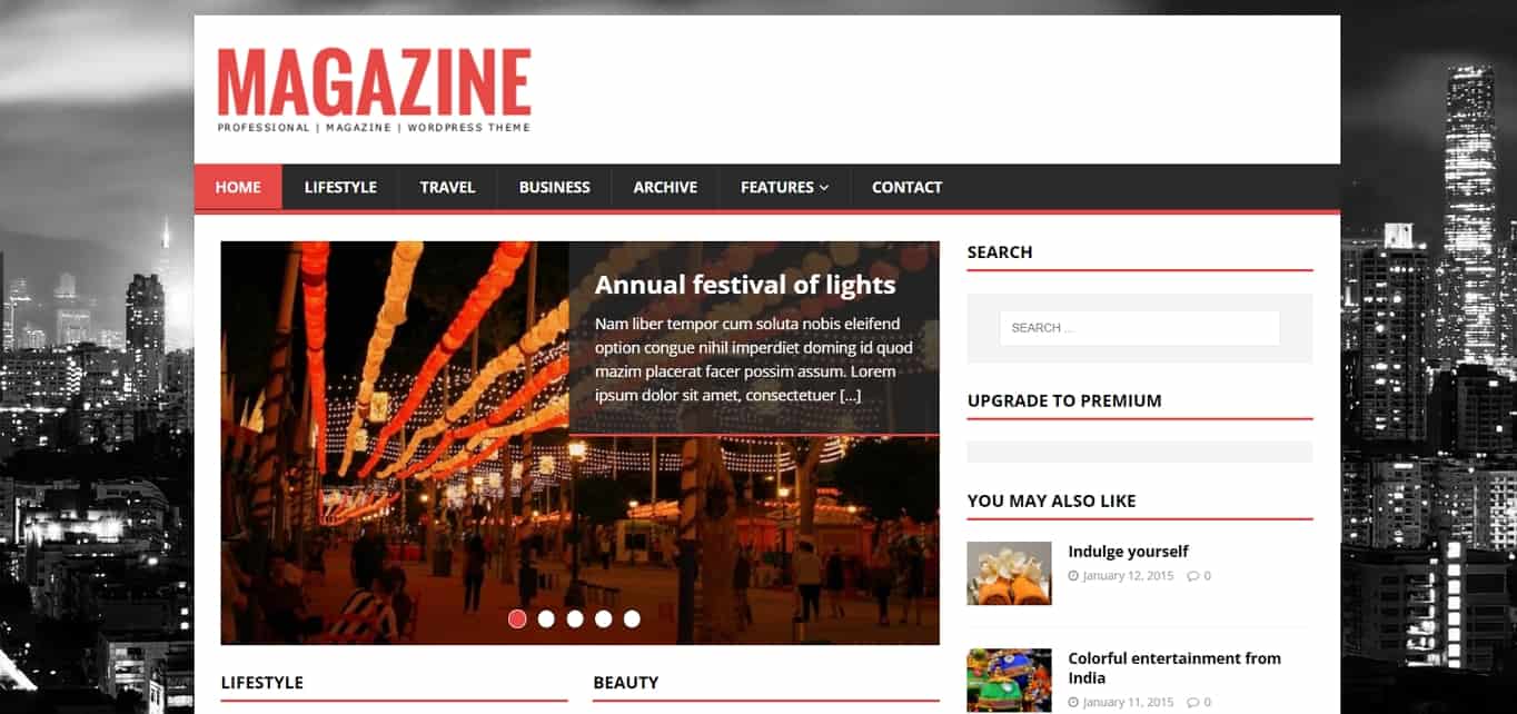 MH Magazine Free WordPress Theme