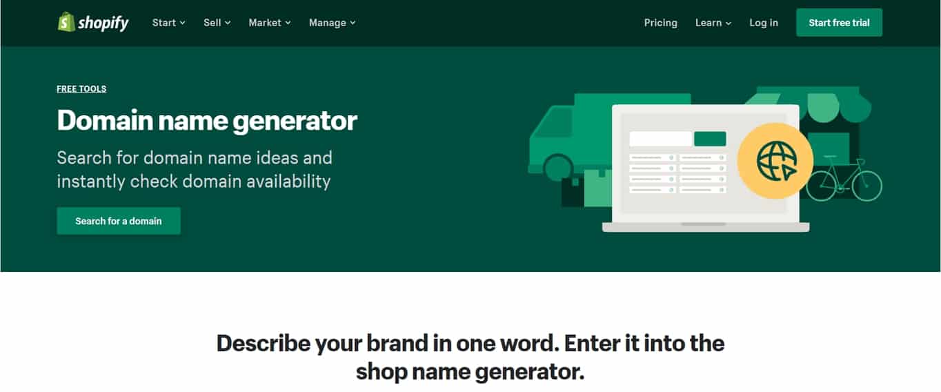 Shopify Domain Name Generator