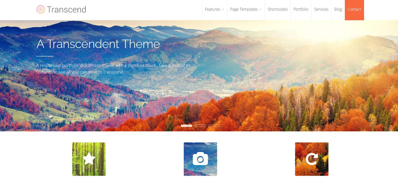 Transcend Free WordPress Theme