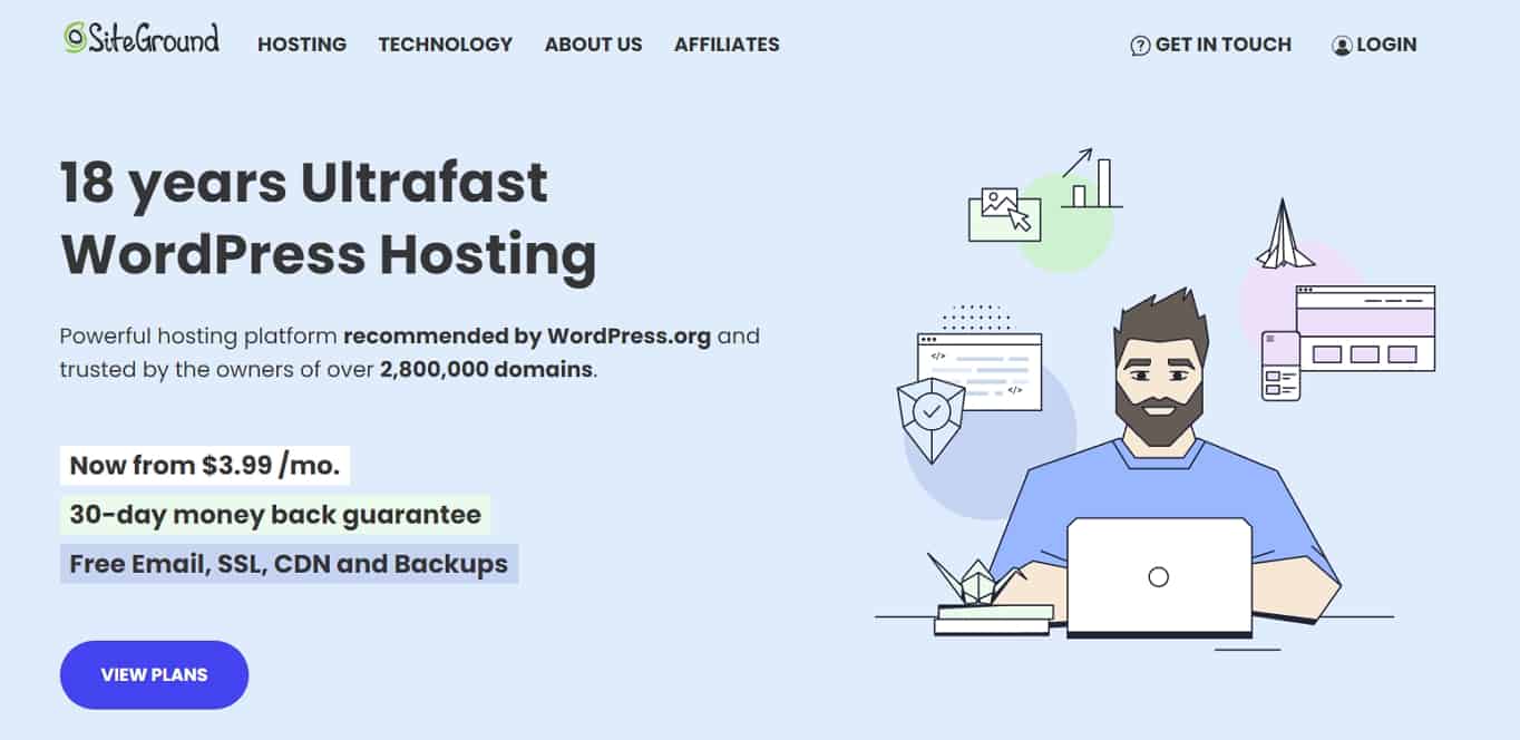 SiteGround hosting review